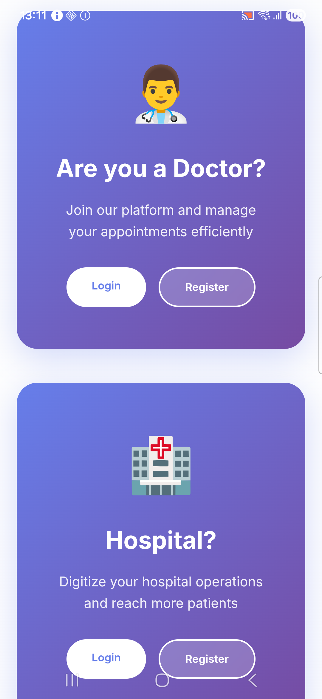 Patient registration